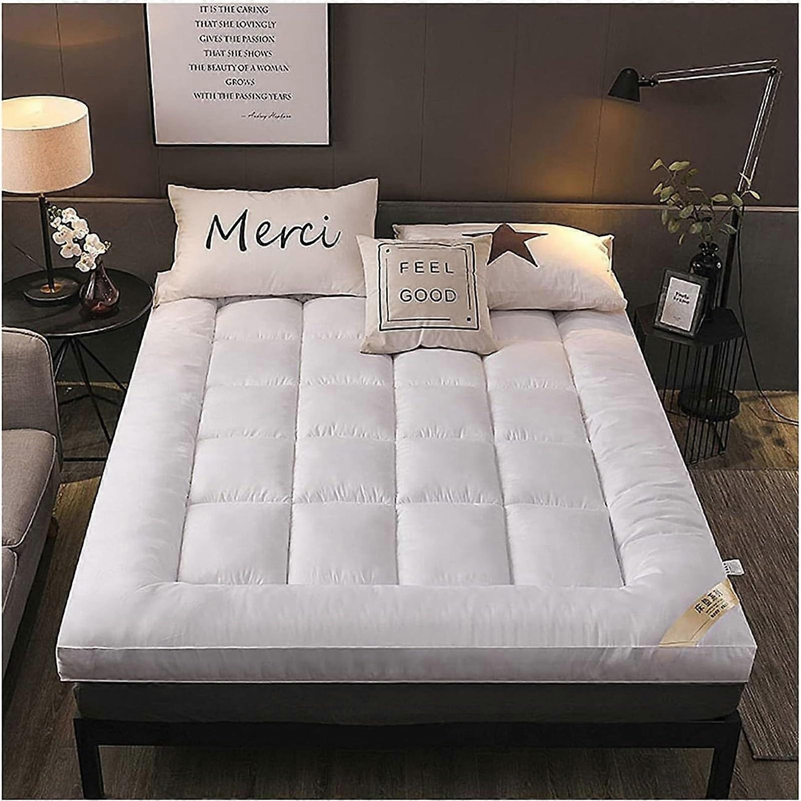 Japanese tatami mattress topper, soft and thick, foldable, futon for single or double bed