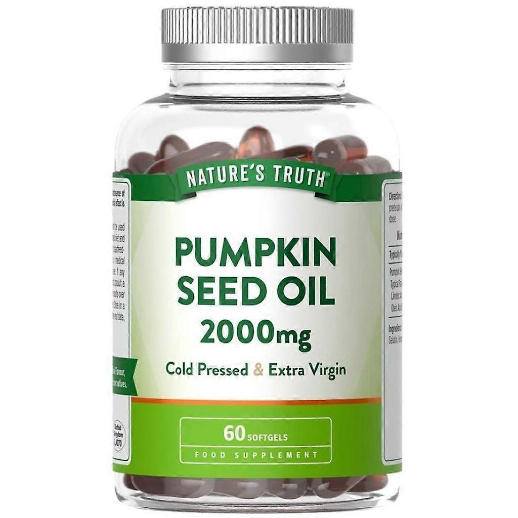 Nature's Truth Pumpkin Seed Oil 2000mg Softgels 60