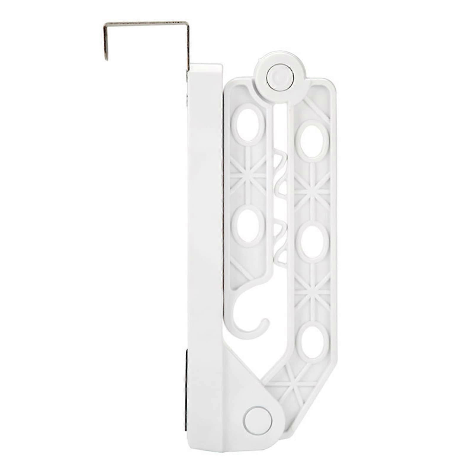 Foldable Over Door Hanger with 5 Holes, Portable Clothes Airer for Coat
