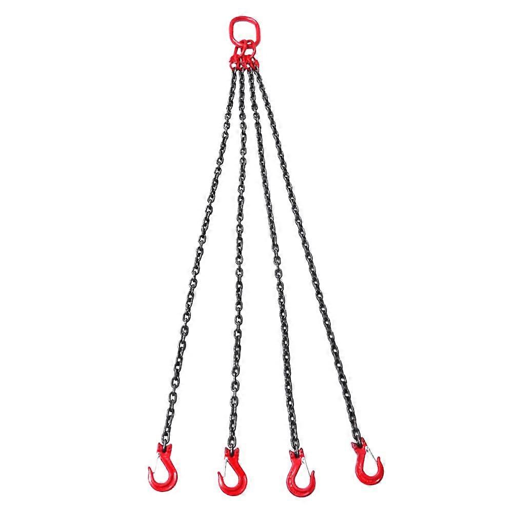 Stop Chain 8mm, 5T, 1.5m WearResistant, 4 Strands Clevis Hook Crane Chain