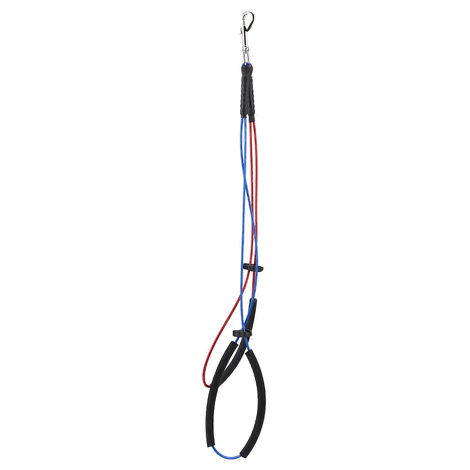 Dog Cat Grooming Loop Adjustable Double Noose Ropes for Pet Table Arm Bath Tub(L)