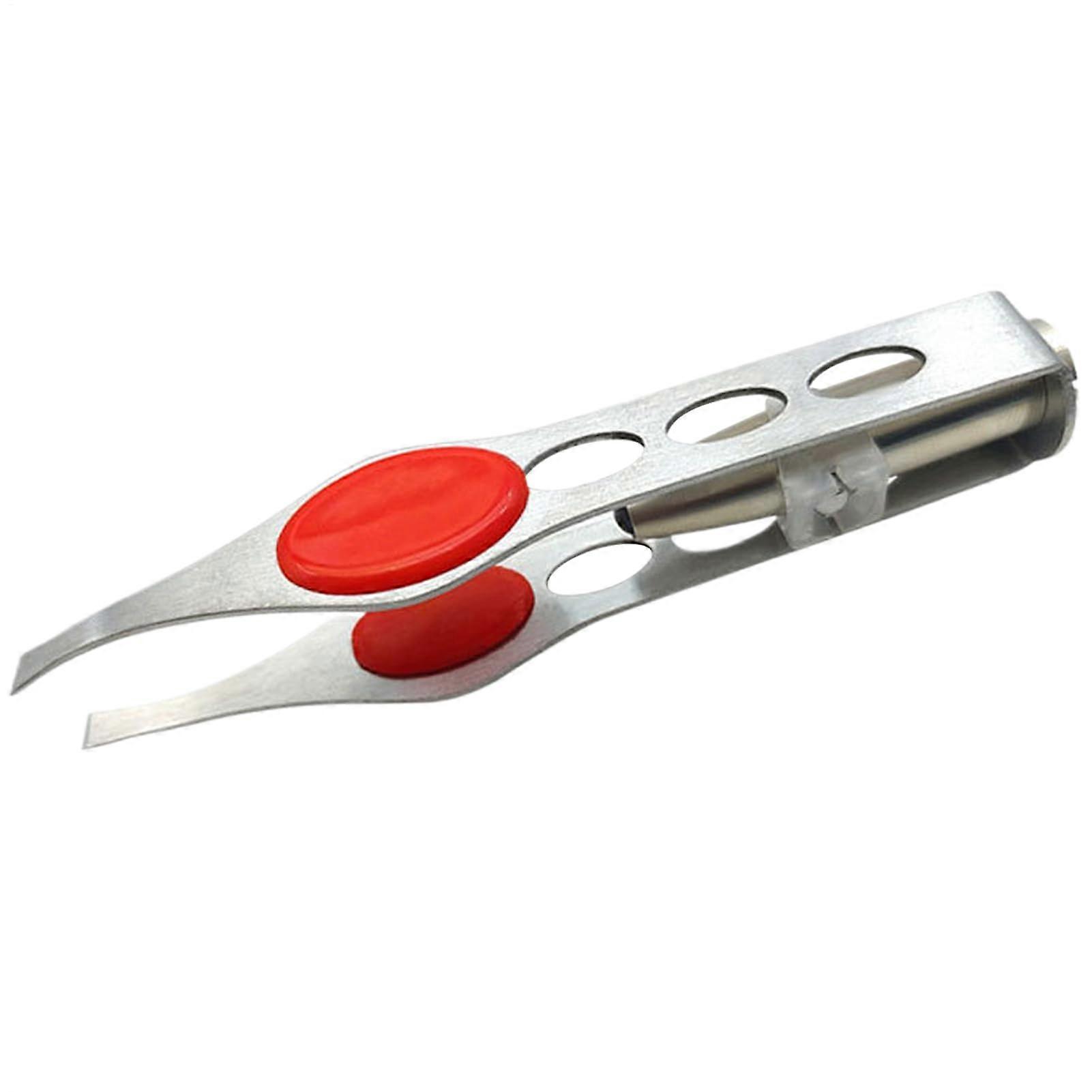 Lightweight Illuminated Tweezers, Eyebrow Hair Remover, Portable Eyebrow Plucker
