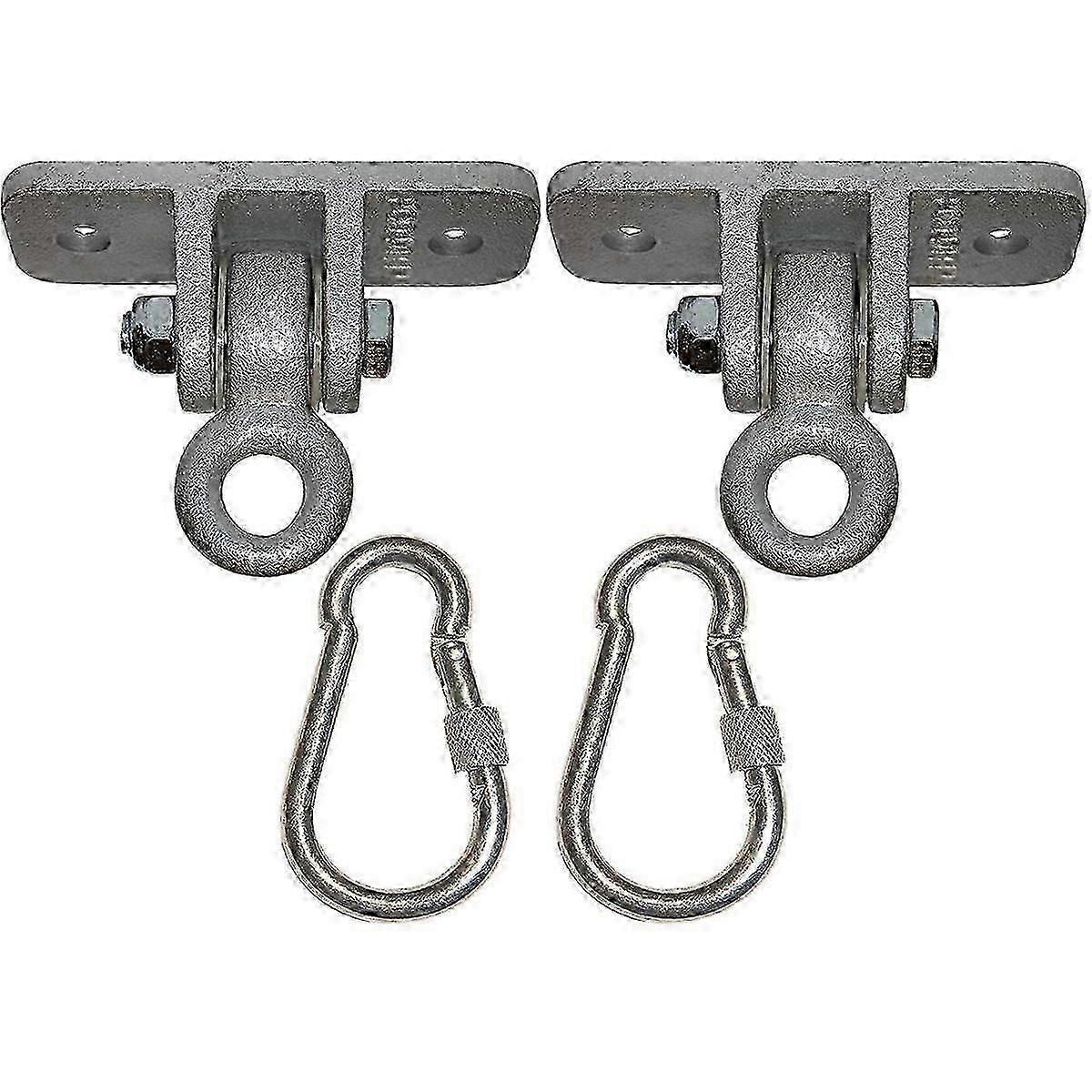 Locking Snap Hooks | Heavy Duty Swing Hook Hangers Seat Trapeze Sets | Static Tension 5000 Lb Capacity JN