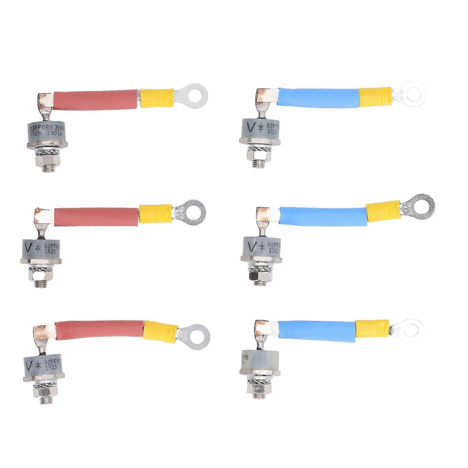 Diodes Set 82PFR80 80A High Power Replacement Rectifier Diodes Module for Generators