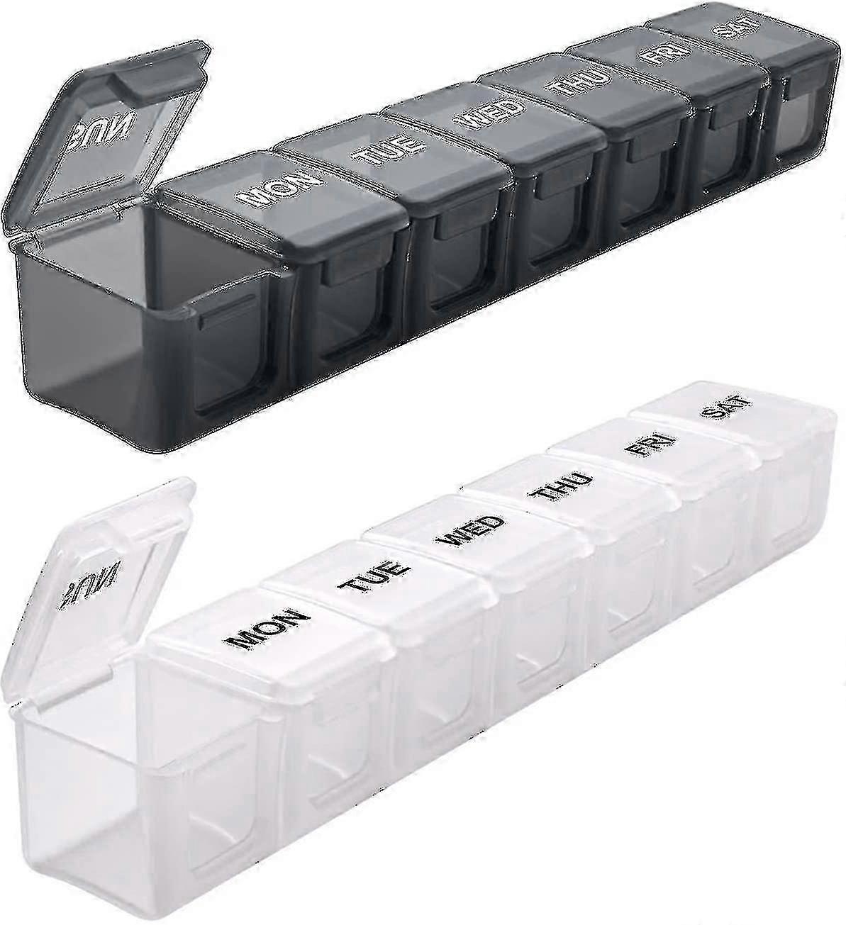 Extra Large Weekly Pill Organizer 2 Pcs