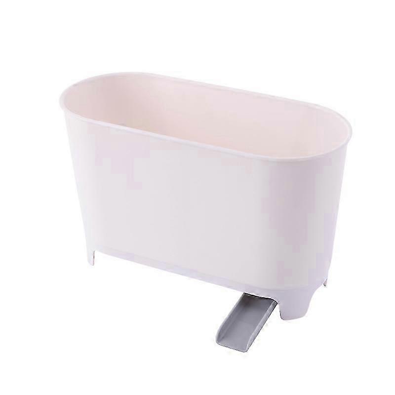 Delicate Plastic Trash Can Wastebasket for Home & Office - Countertop Garbage Bin & Kitchen Accessory, Multi-Purpose Container