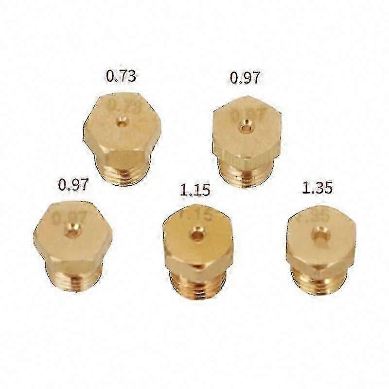 Natural Gas Conversion Jet for 5-Burner Hobs - M6x0.75 Universal Hob Injectors