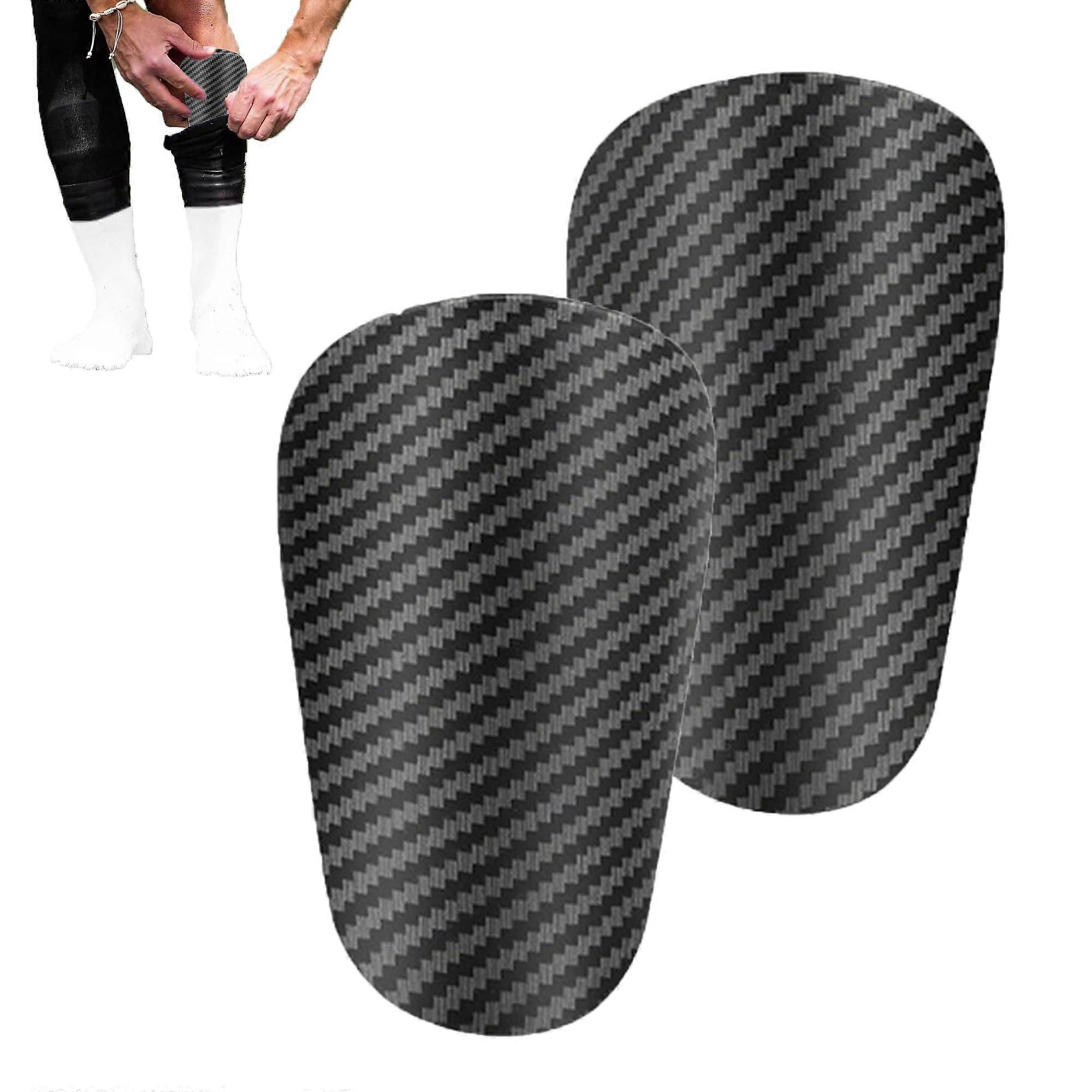 Shin guards, dark gray, for all ages, ideal for football and sports
