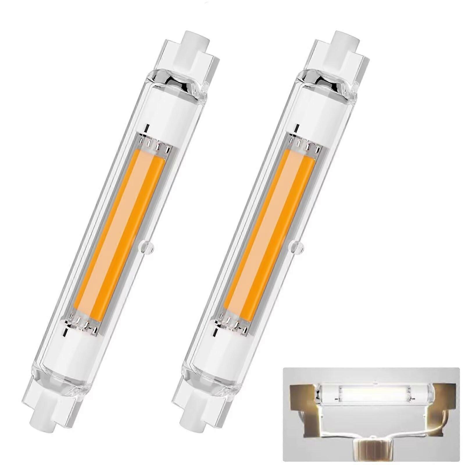 R7S LED 118mm Dimmable, 30W Replacement for 300W Halogen, Cool White, Pack of 2