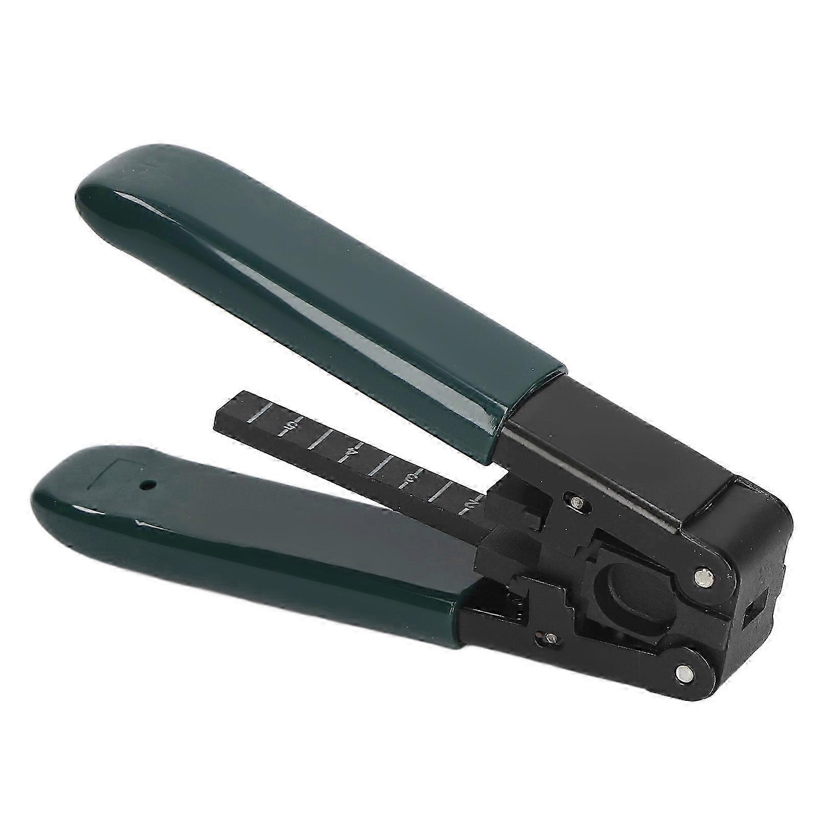 Fiber Optic Stripper with Accurate Scale and Anti Skid Handle for Fast Clean Stripping