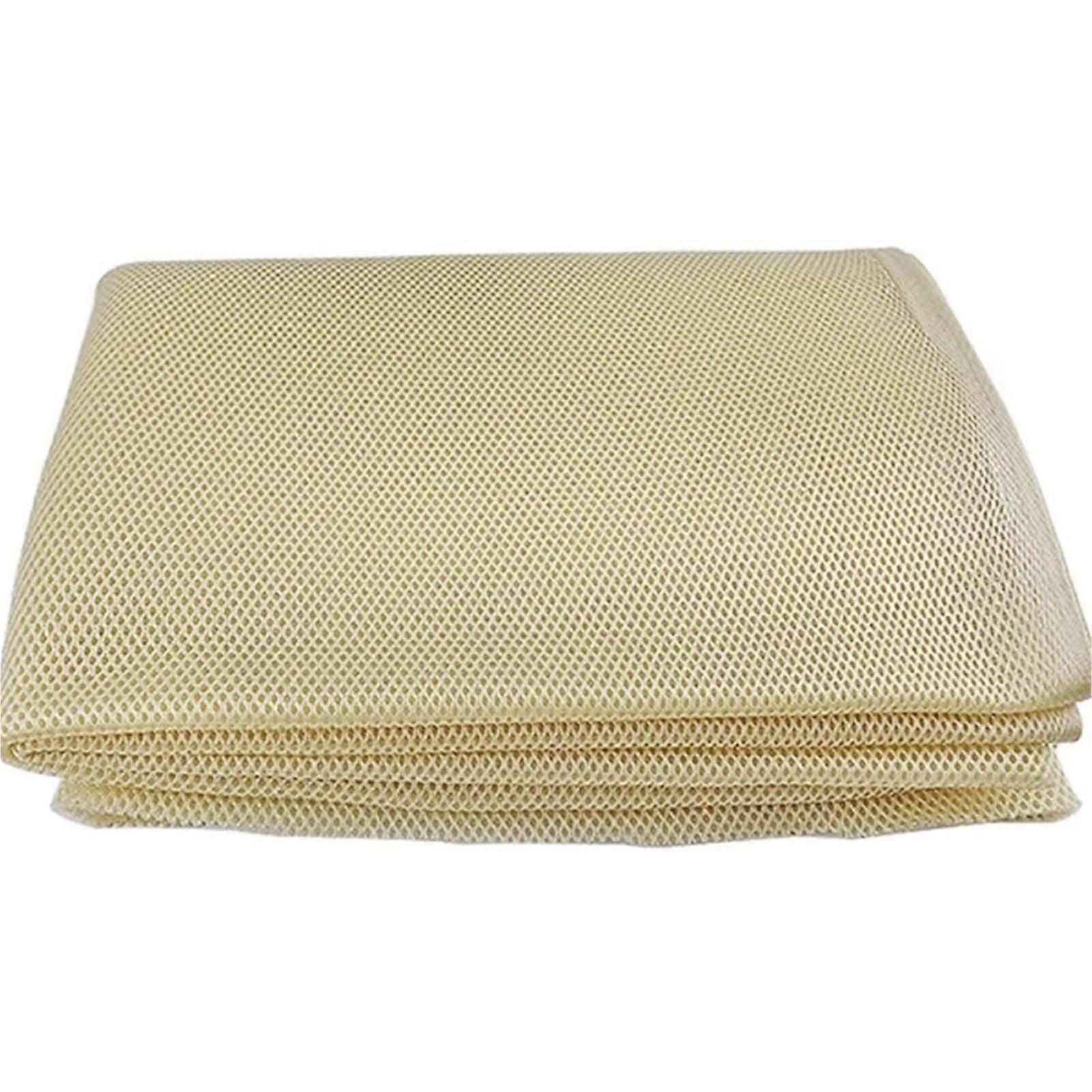 Speaker fabric, speaker grill fabric, dustproof mesh fabric, KTV cover fabric, cinema technical fabric (Beige)
