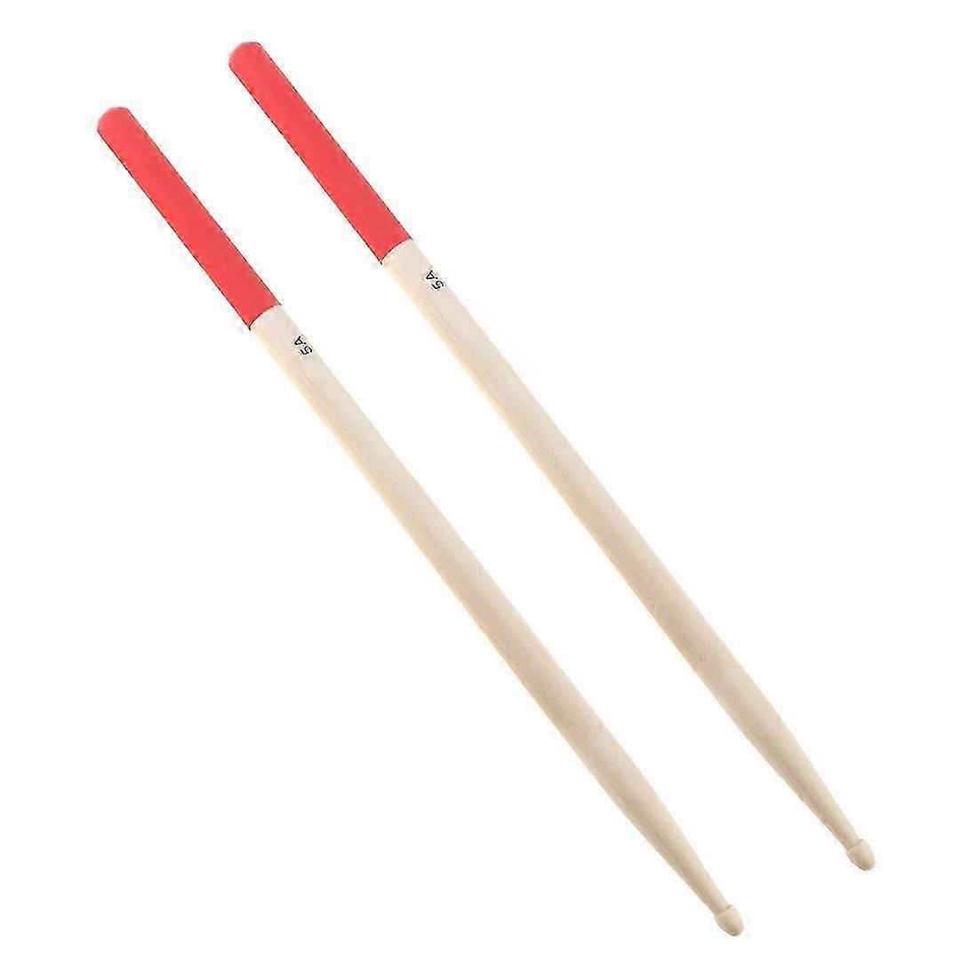 Professional 5A Maple Wood Drumsticks - 2 Pack with 3 Color Options for Musicians & Drummers