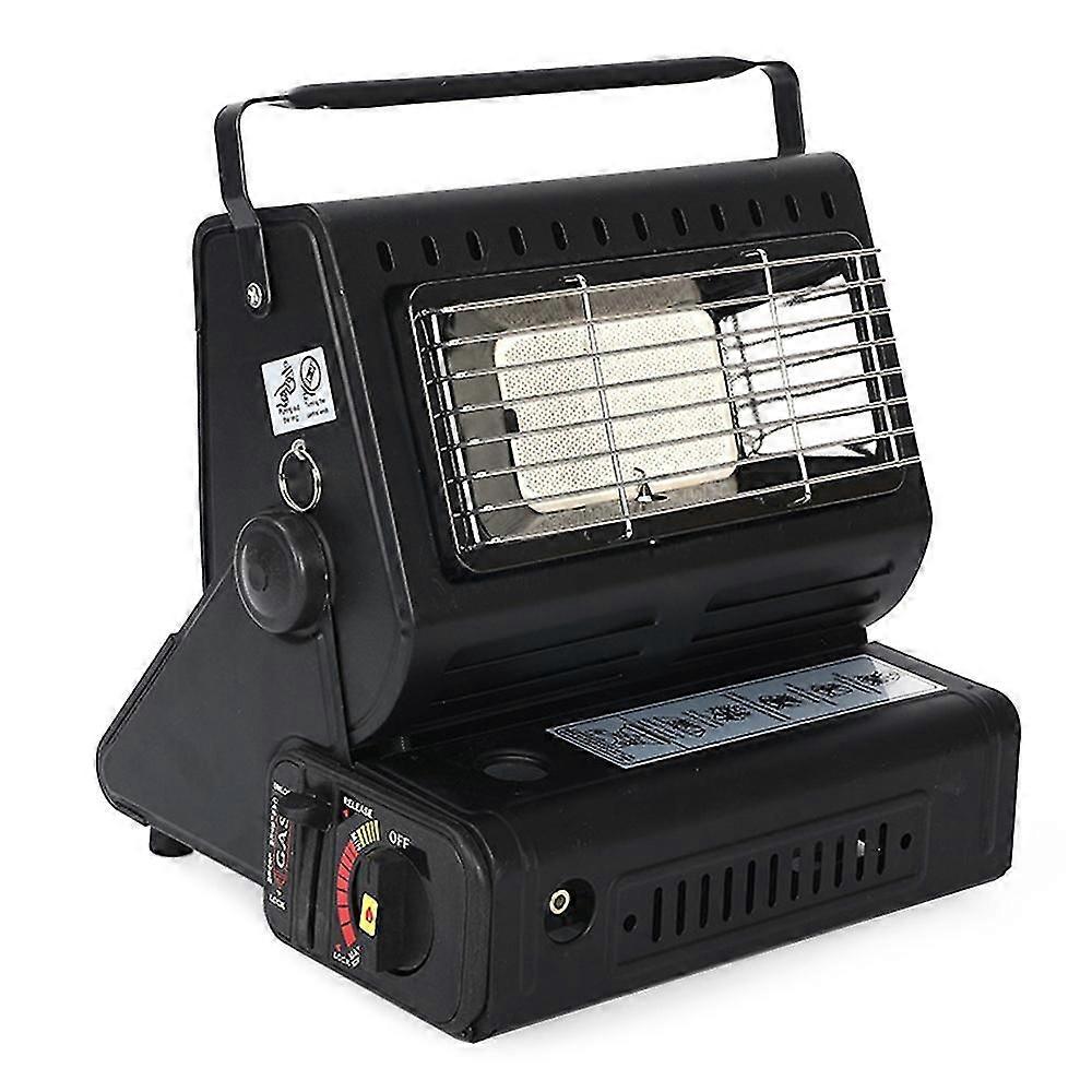 1300W Riscaldatore a gas ceramico Riscaldatore a gas Outdoor Camping Fishing Burner Nero