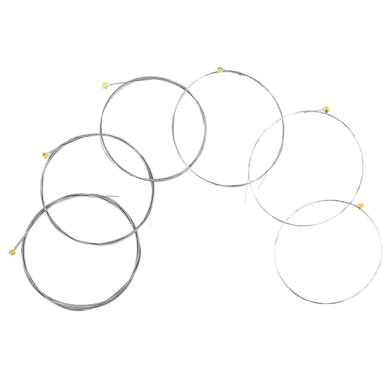 6Pcs .009-.042 Electric Guitar Strings Brilliant Sound Quality Strings for 6 String Guitar Accessories Powerful Multicolor