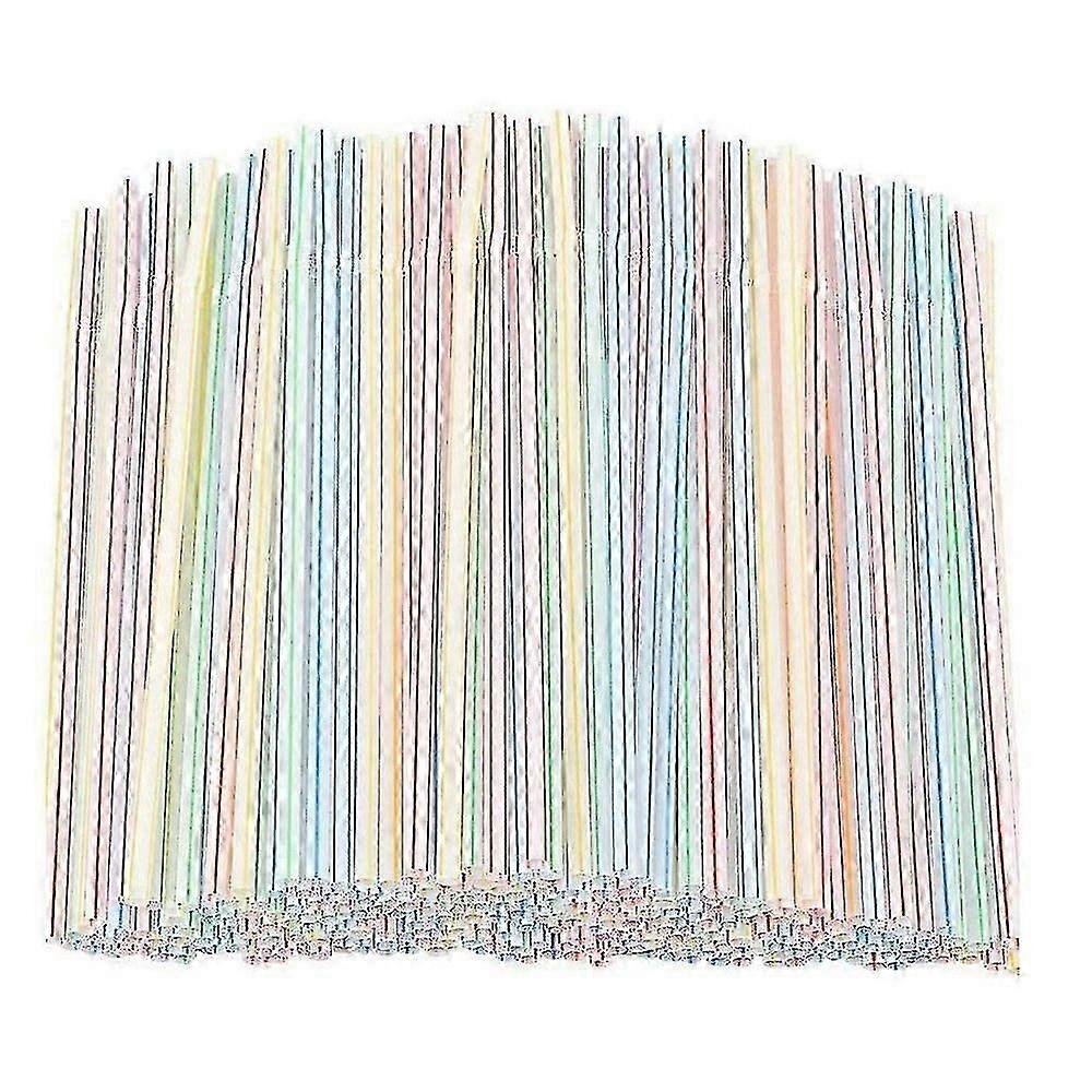 Eco-Friendly & Safe 1000pcs Flexible Plastic Drinking Straws