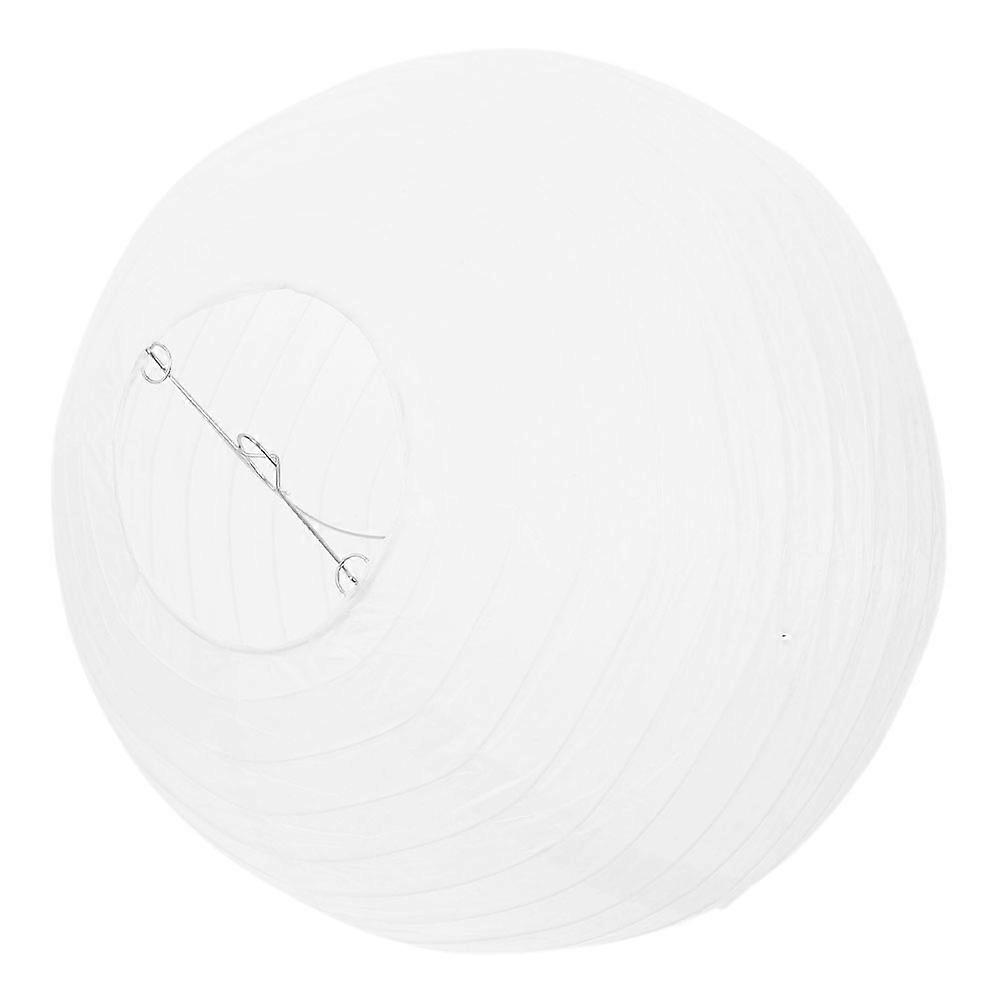 Ceiling Pendant Lampshade Round Paper Lantern For Parties Weddings Home Decor 40cm Diameter White 1Set