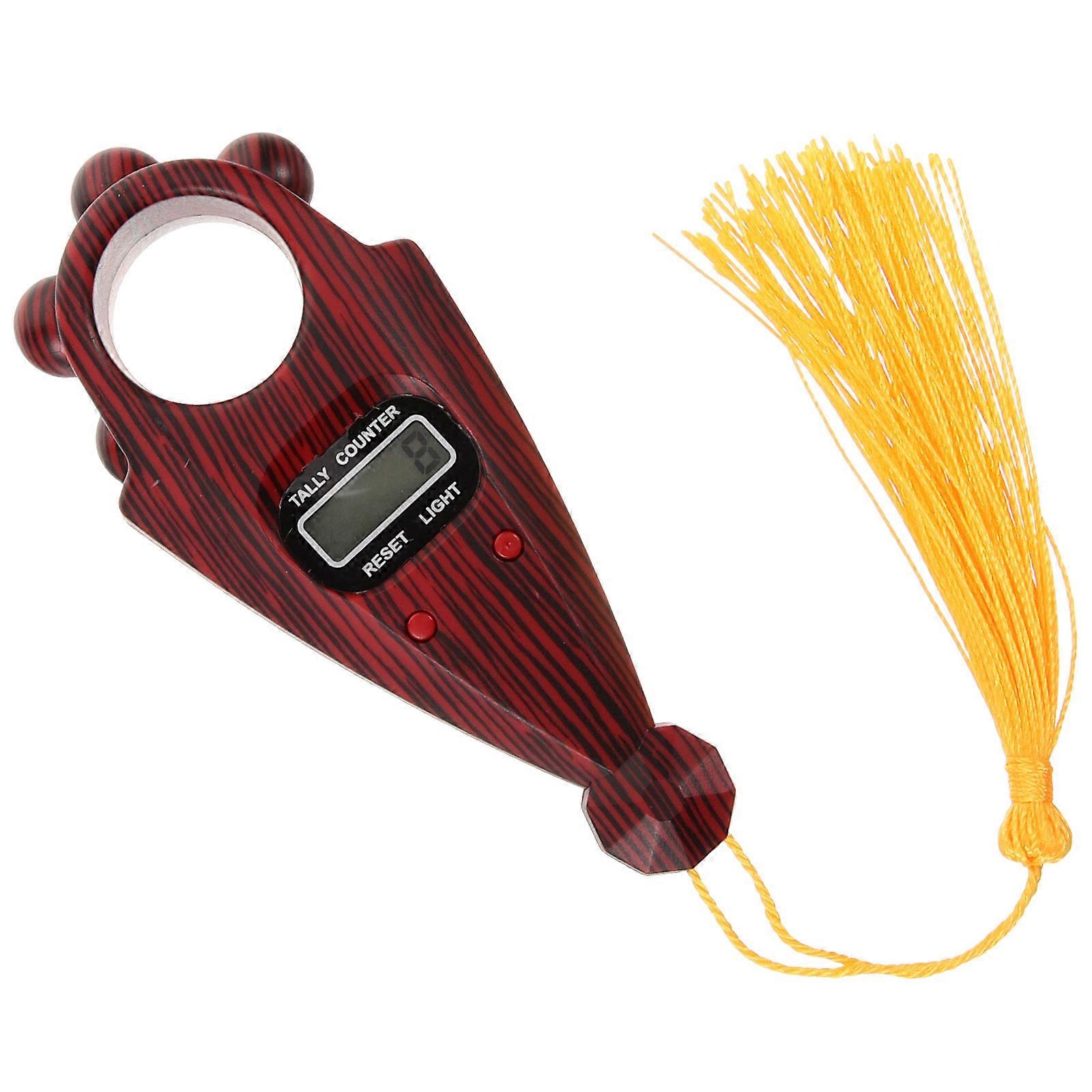 Digital Counter with Tassel Pendant – Portable and Durable Tally Device for Accurate Counting Across All Ages, Ideal for Travel and Outings