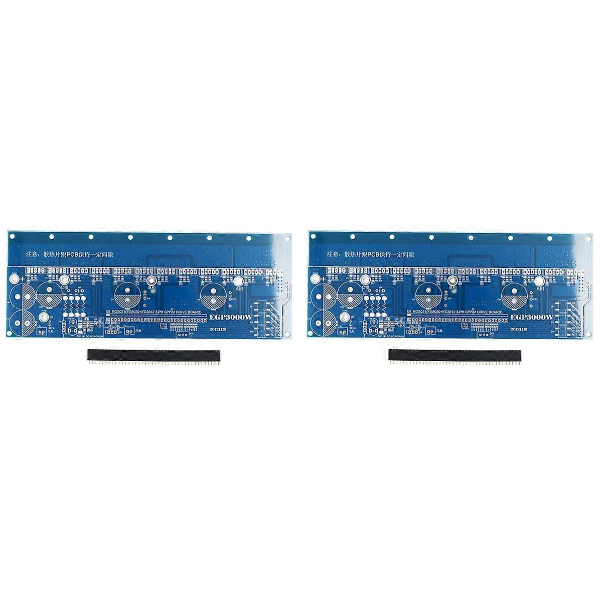 2 Pcs EGP3000W Three-Phase Inverter Pure Sine Wave Power Board PCB Empty Board EG8030 for DIY