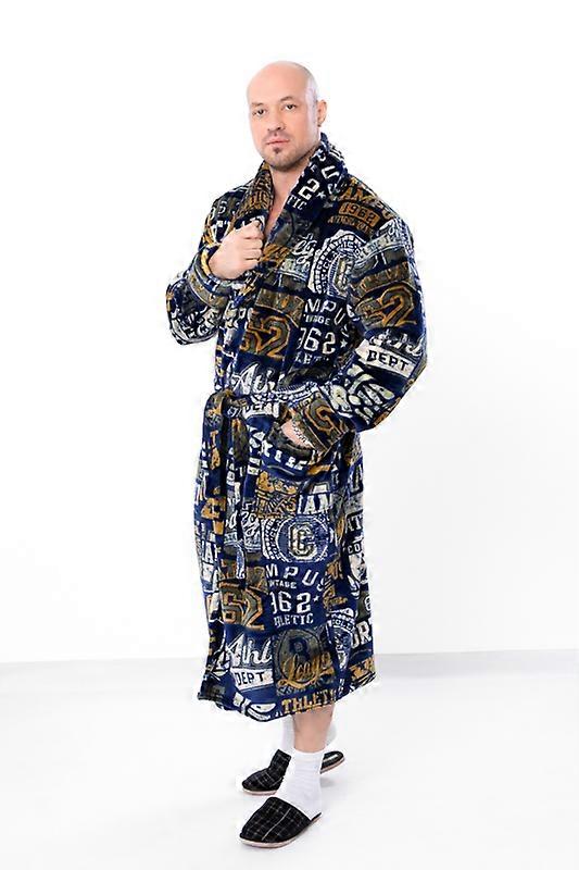 Comfortable Men’s Home Robe – Warm Material & Functional Belt, Winter, HC 8619-035