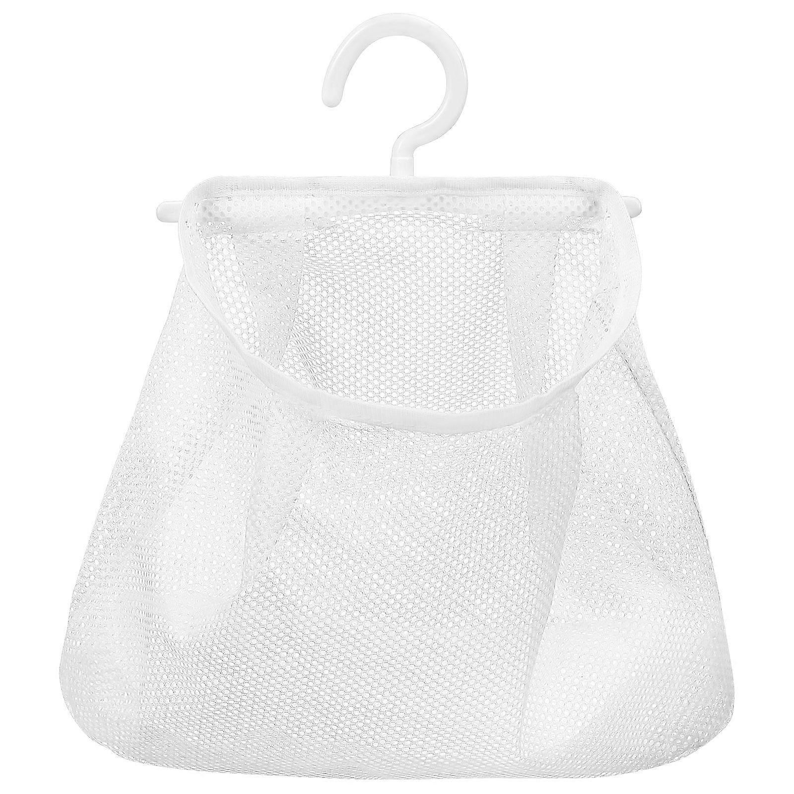 Hanging Mesh Bag for Clothes Pegs & Laundry Storage – Reusable Breathable Organizer Pouch for Kitchen, Bathroom & Home Use