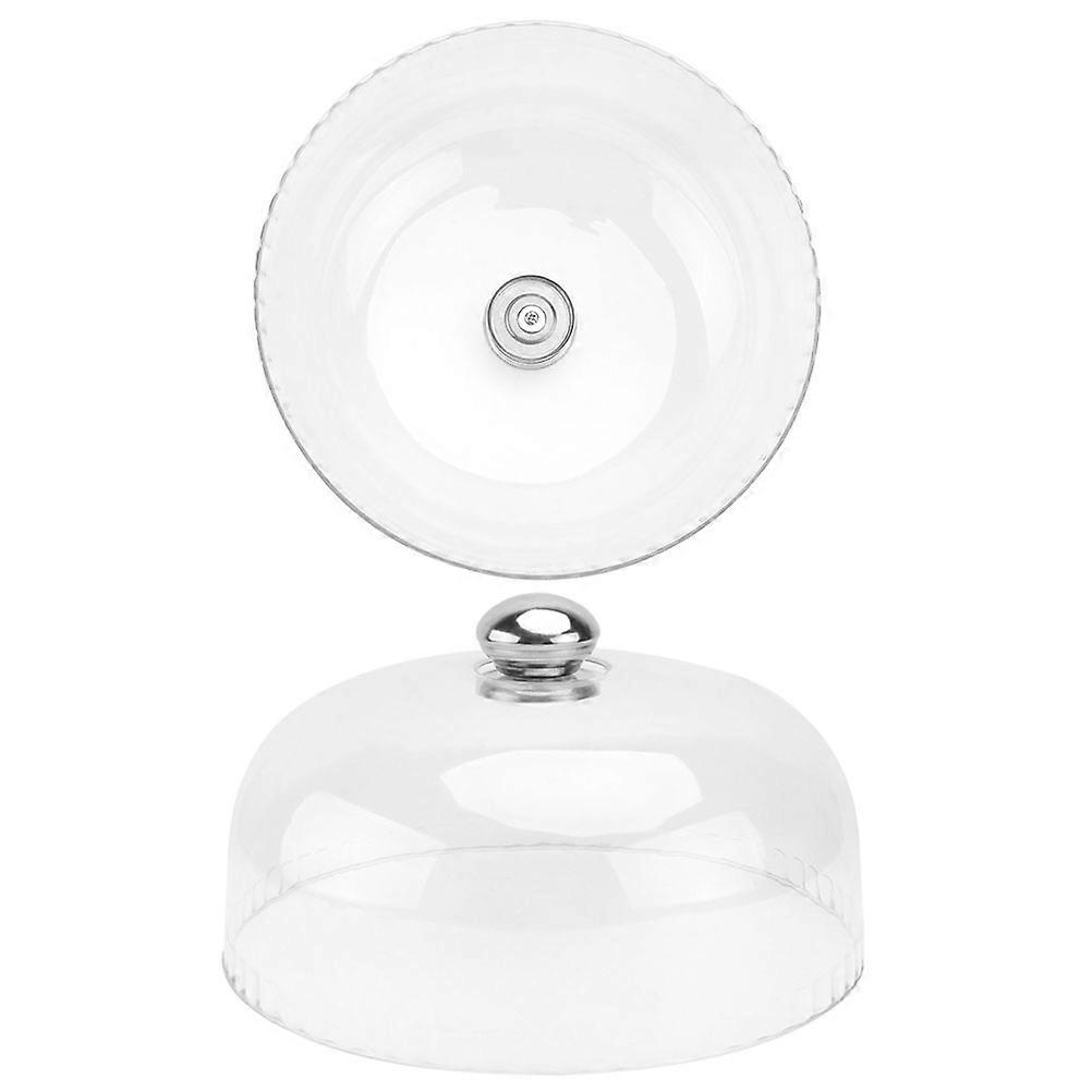 Clear Cake Dome Cover with Handle for Home Use Stylish and Generous Design Wide Application White