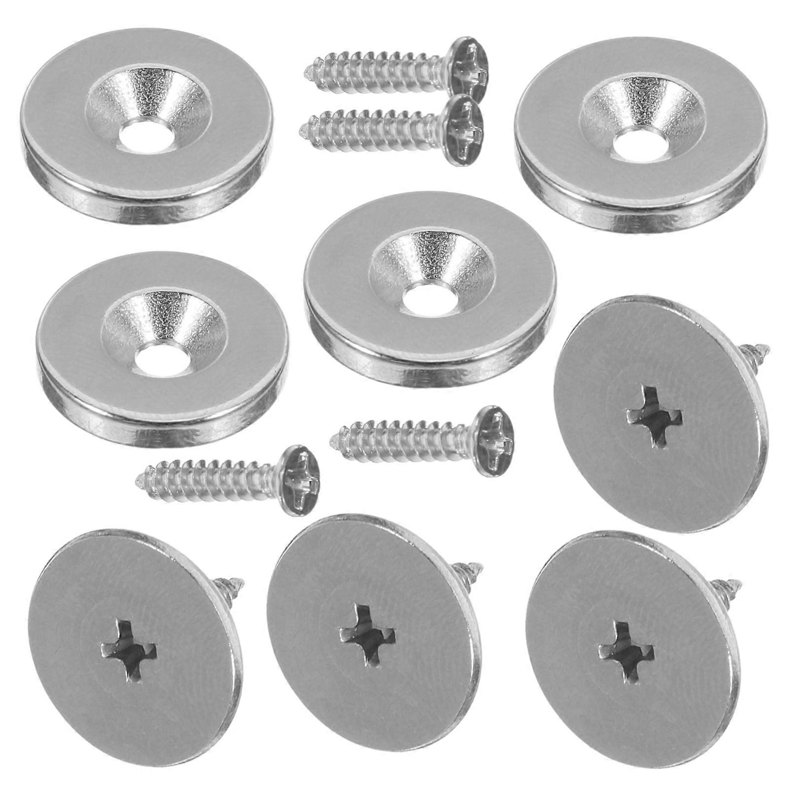 Ultra Thin Magnetic Cabinet Door Catches High Strength Round Magnets for Secure Closure, Easy Installation, Space Saving Design for Kitchen Use