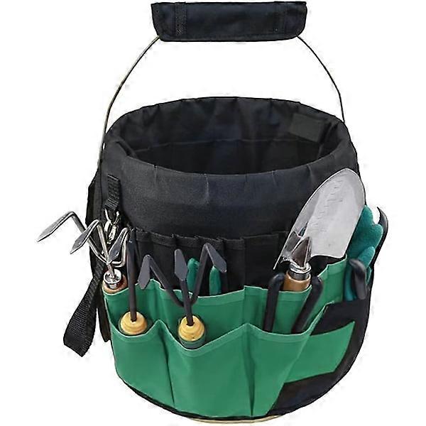 Bucket Tool Organizer Garden Tool Bag with 42 Pockets Multifunctional Portable Durable Tool Organizer