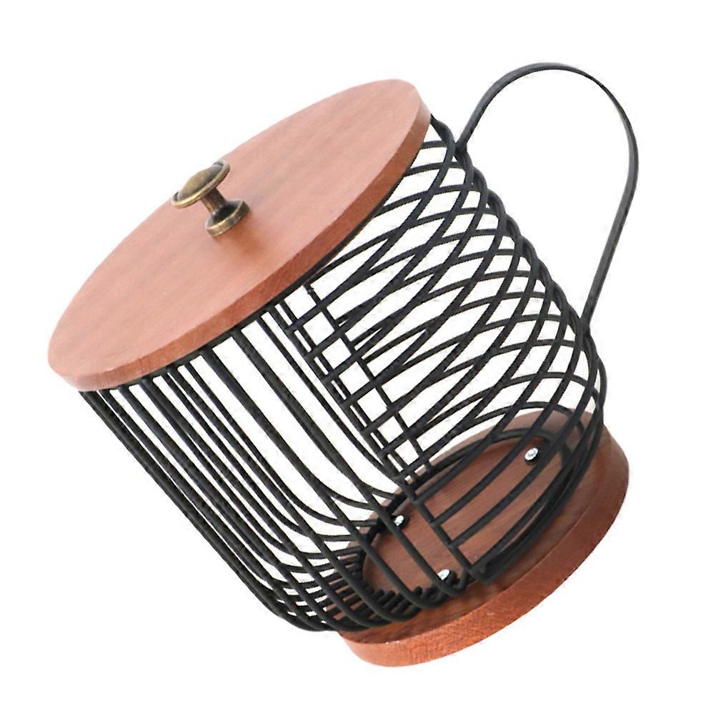 Black Holder with Large Capacity for Home Use Stable and Sturdy Construction 7.5 x 4.5 inches