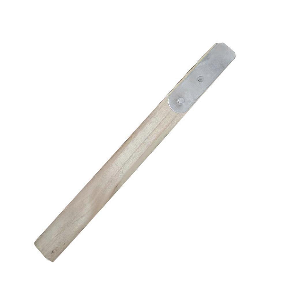 Wood Handle Long Wooden Grip for Handle Replacement 2pcs