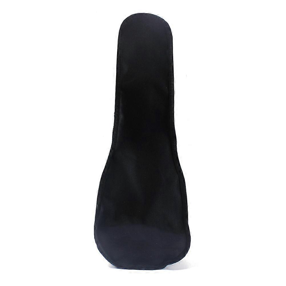 Black Nylon Gig Bag for Soprano Ukulele with Comfortable Side Handle and Waterresistant Oxford Material Fits 21 Inch Instruments
