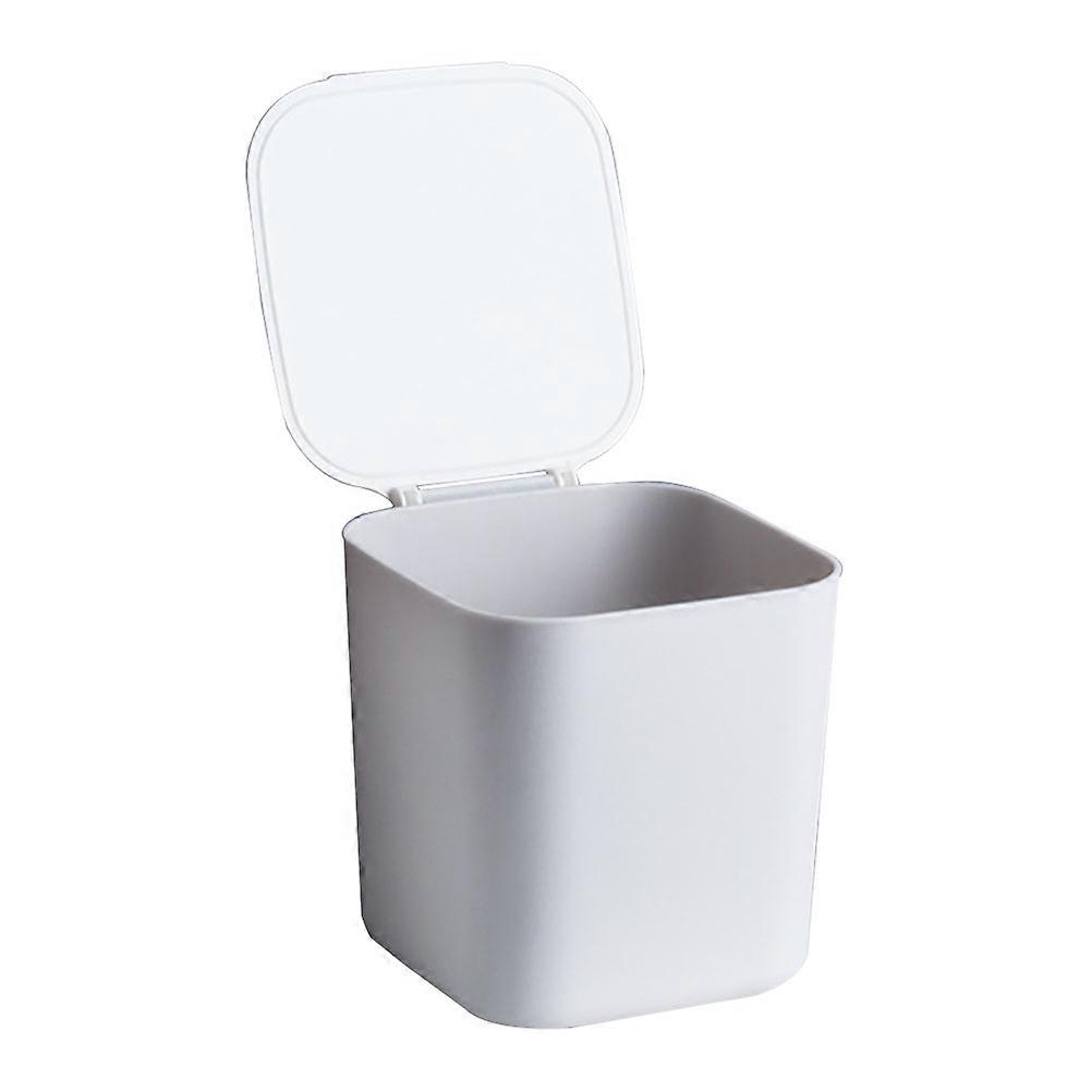 Versatile Garbage Can Plastic Desktop Trash Bin for Practical Use