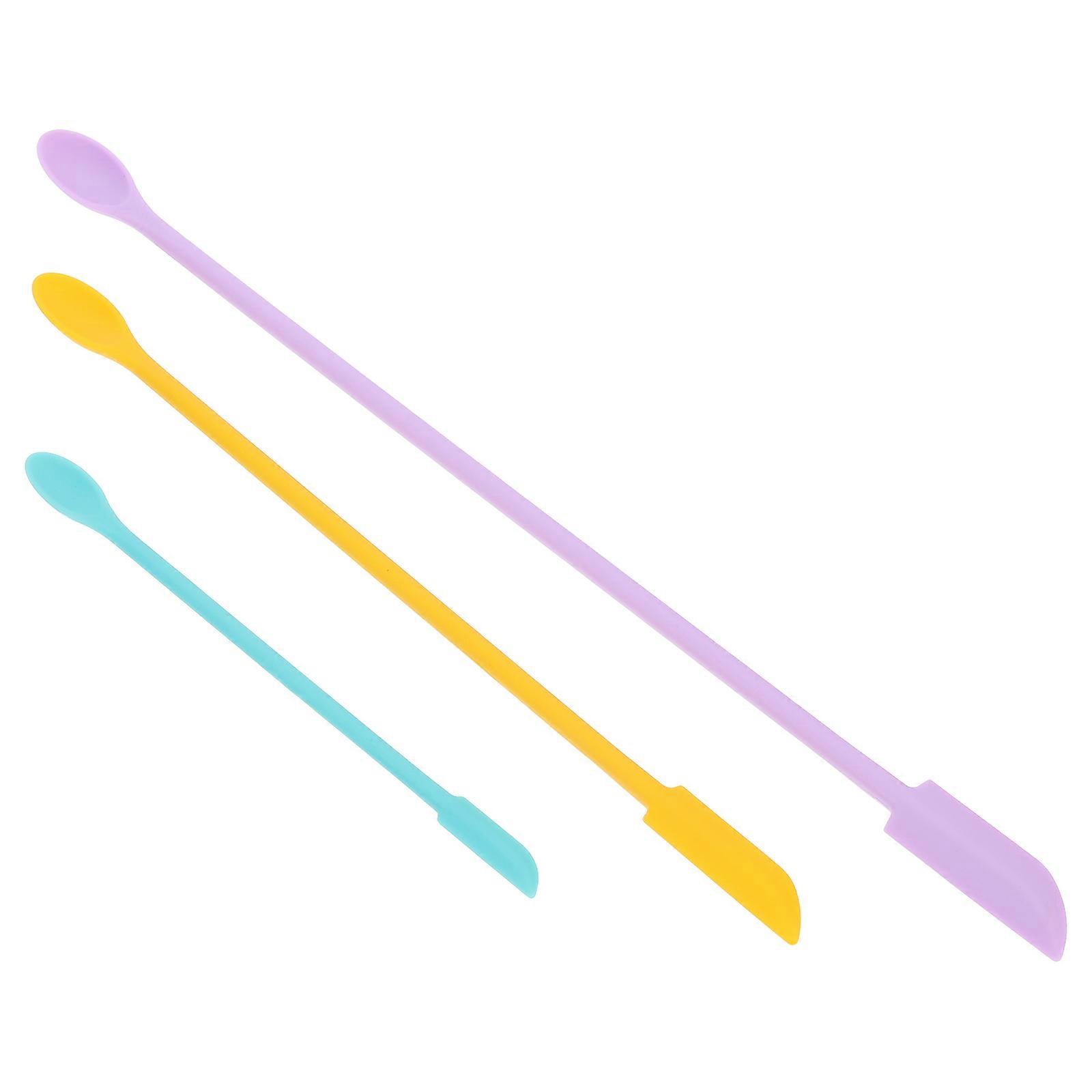 Silicone Spatula Set 3pcs Ergonomic Kitchen Tools for Baking, Cooking, and Dessert Spreading | Lightweight, Easy to Clean, Multi Purpose Use for