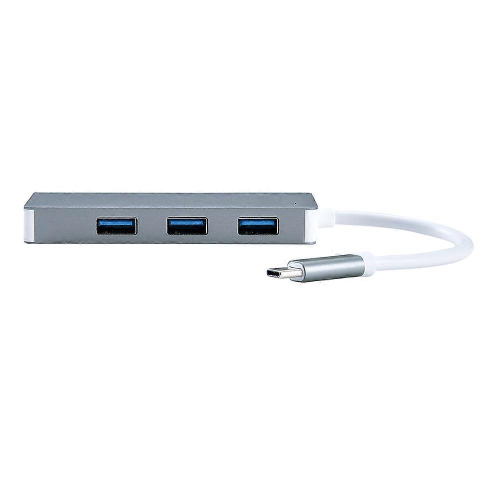 USB for Data Transfer with 3 USB 3.0 Ports Micro Aluminium Alloy Grey Portable