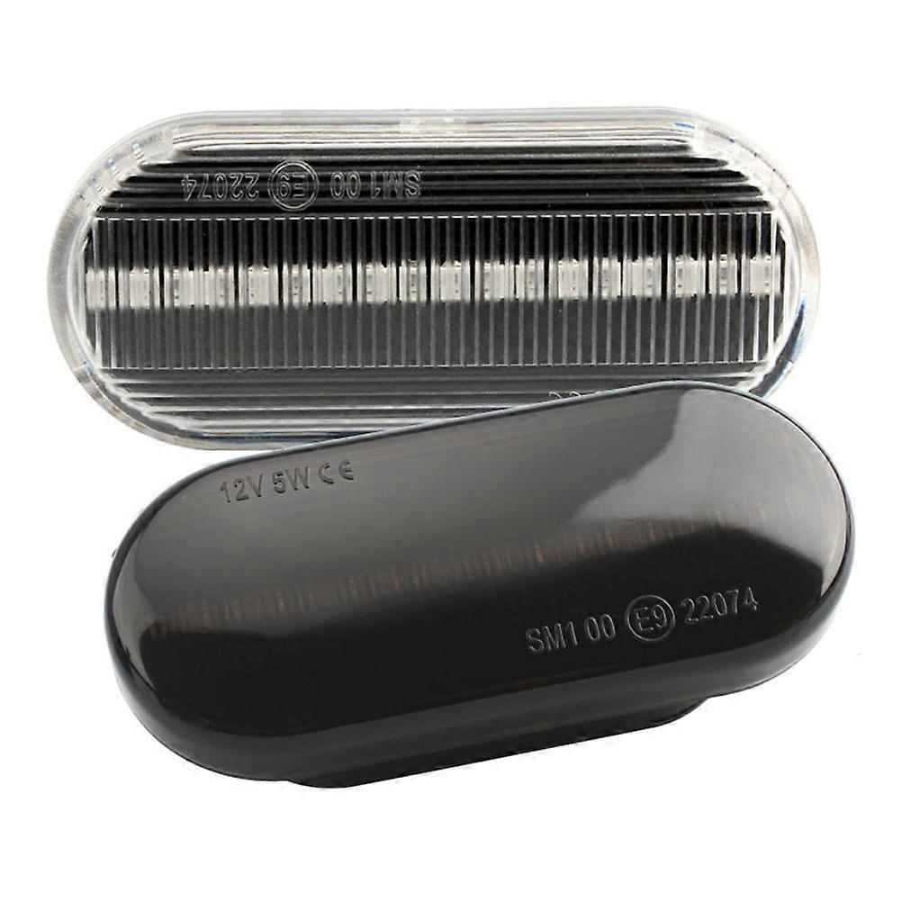 Running Water Turn Signal Lights for Car with High Brightness and Black PVC Design 2 Pcs