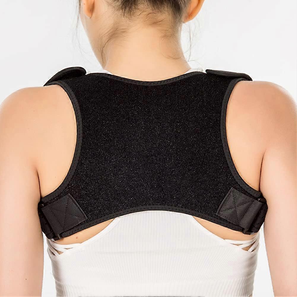 Posture Corrector Spine Support for Men and Women Spine and Lumbar Support Back Brace with Dual Breathability, Adjustable for Neck and Back Relief