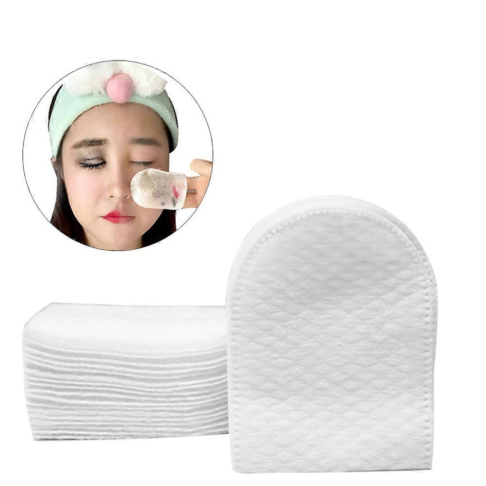 Cotton Rounds U-Shaped For Toner Application Facial Use 7.50X5.00X0.10cm 240Pcs White