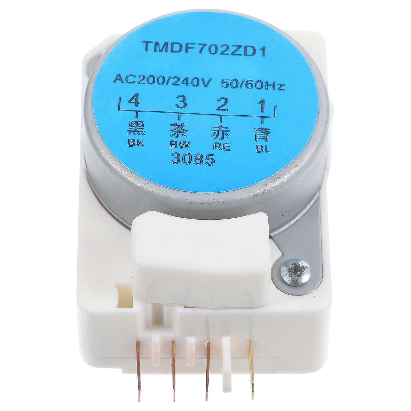 Replacement Timer For Freezer Convenient For Kitchen Appliances 2.6X1.7X1.3in White Defrosting Device 1Pcs