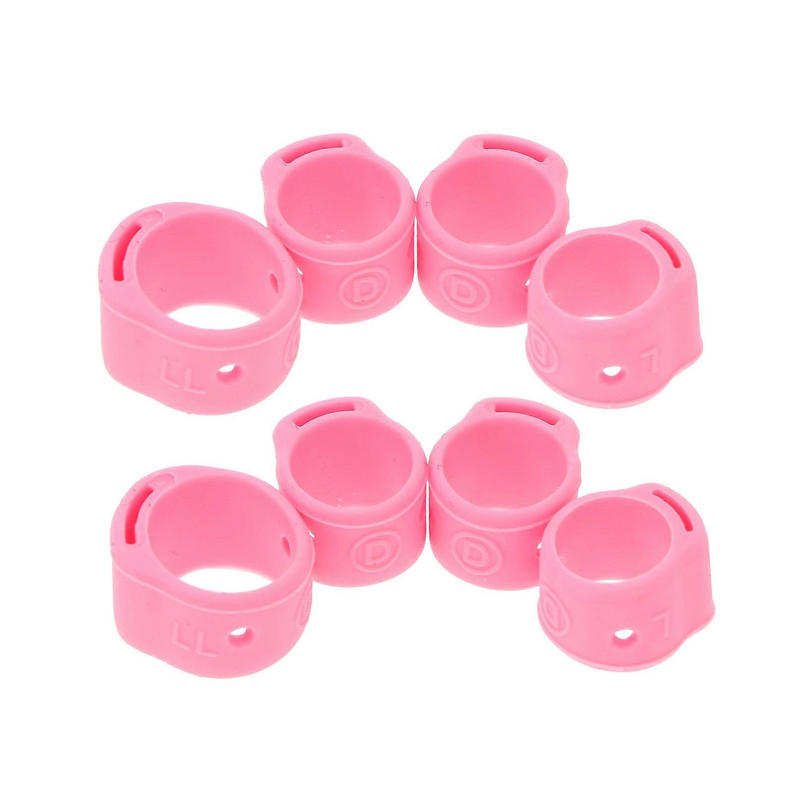 8pcs Silicone Guzheng Nail Covers for Protecting Your Nails While Playing