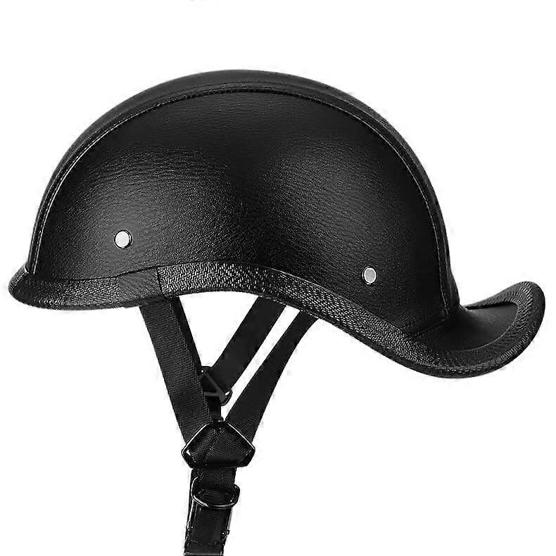 Retro Helmet, Moped Motorcycle Helmet, Half Shell, DOT/ECE Approved for Adult Men, Women