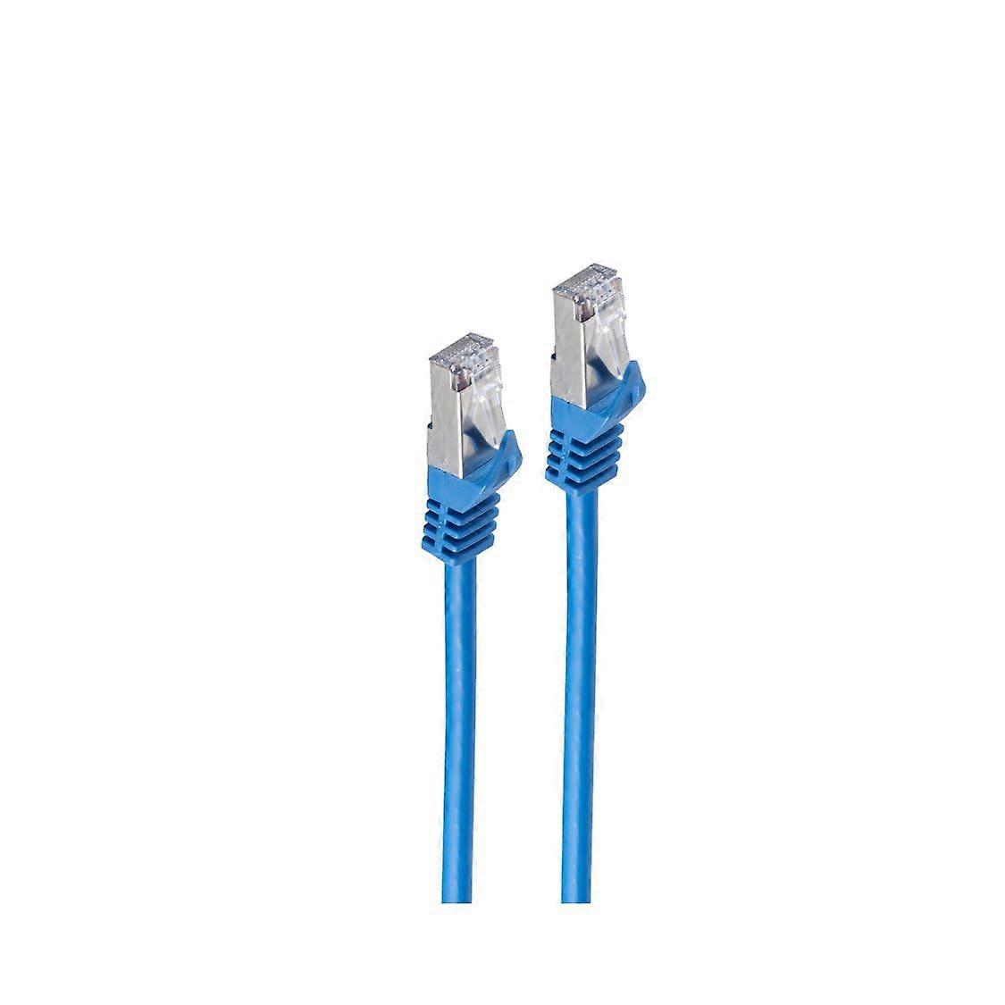 Basic-S 7.5 m Cat7 S/FTP Network Cable - Blue RJ-45 Ethernet Cable, High-Speed, Shielded, 7.5 Meters