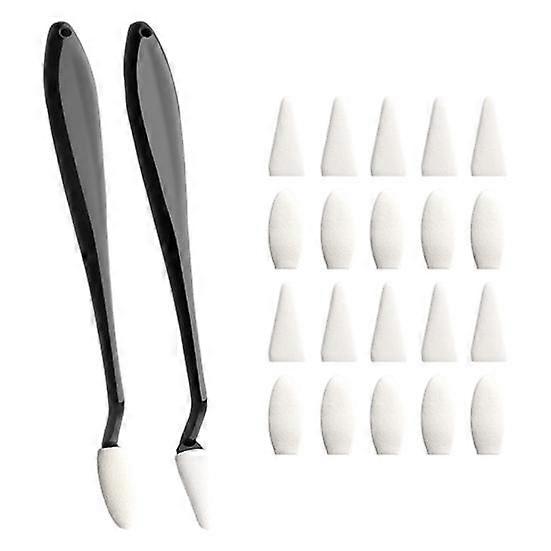 Paper Art Blending Stumps Sketch Sponge Wipe 20 Replacement Sponge Wipes Sketch Drawing Trimmer Erase for Highlighting Shadowing Correcting