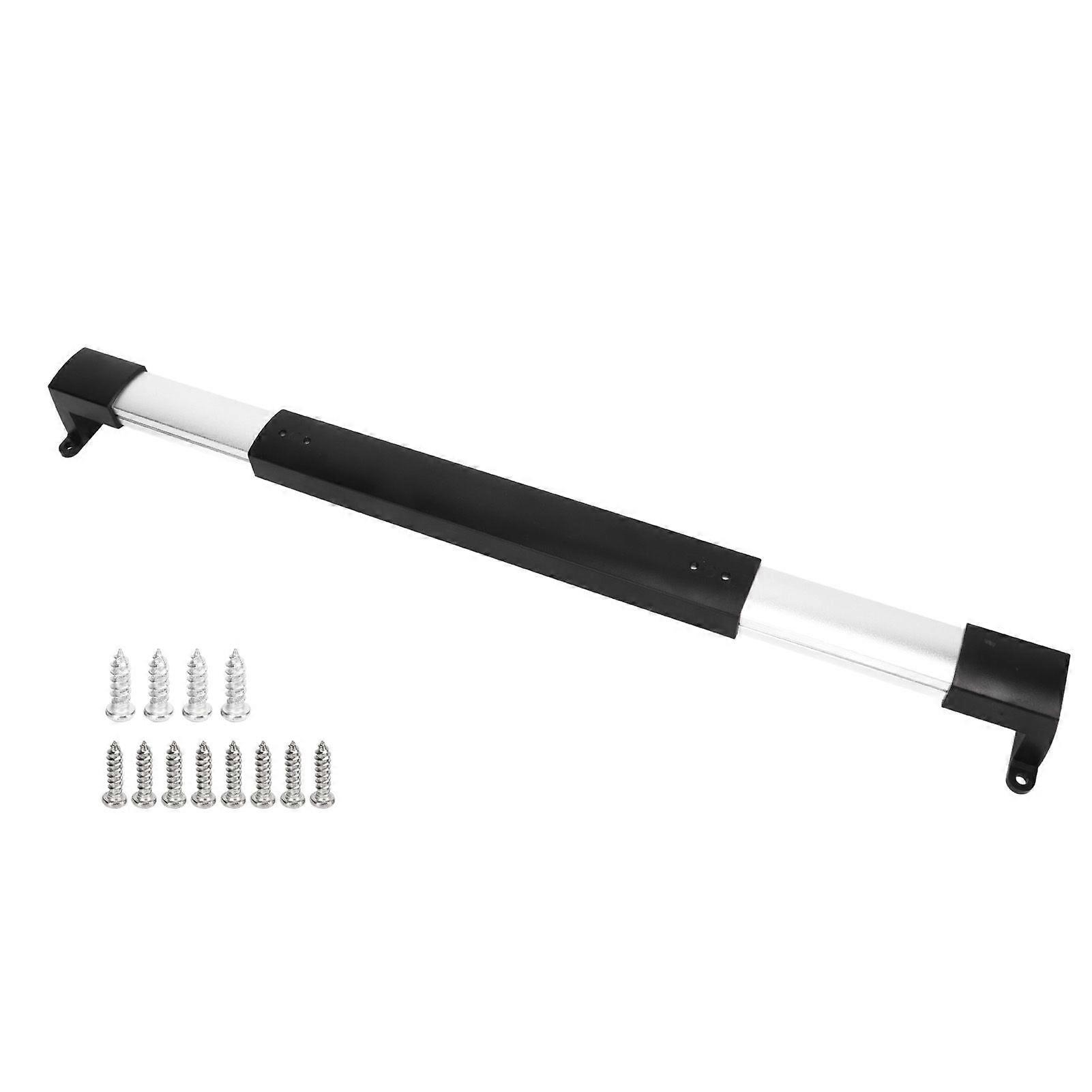 قبضة آمنة RV شاشة الباب عبر بار الألومنيوم قابل للتعديل 21 × 5 / 8 بوصة إلى 28 × 5 / 8 بوصة