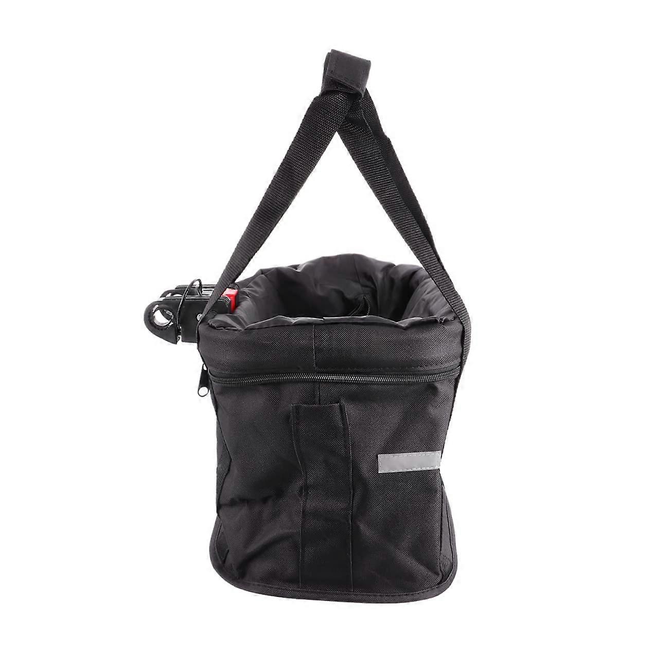 1 Foldable Bicycle Basket Waterproof Canvas for Bikes EcoFriendly Durable Storage Basket with Large Capacity for Handlebar Use on Bicycles