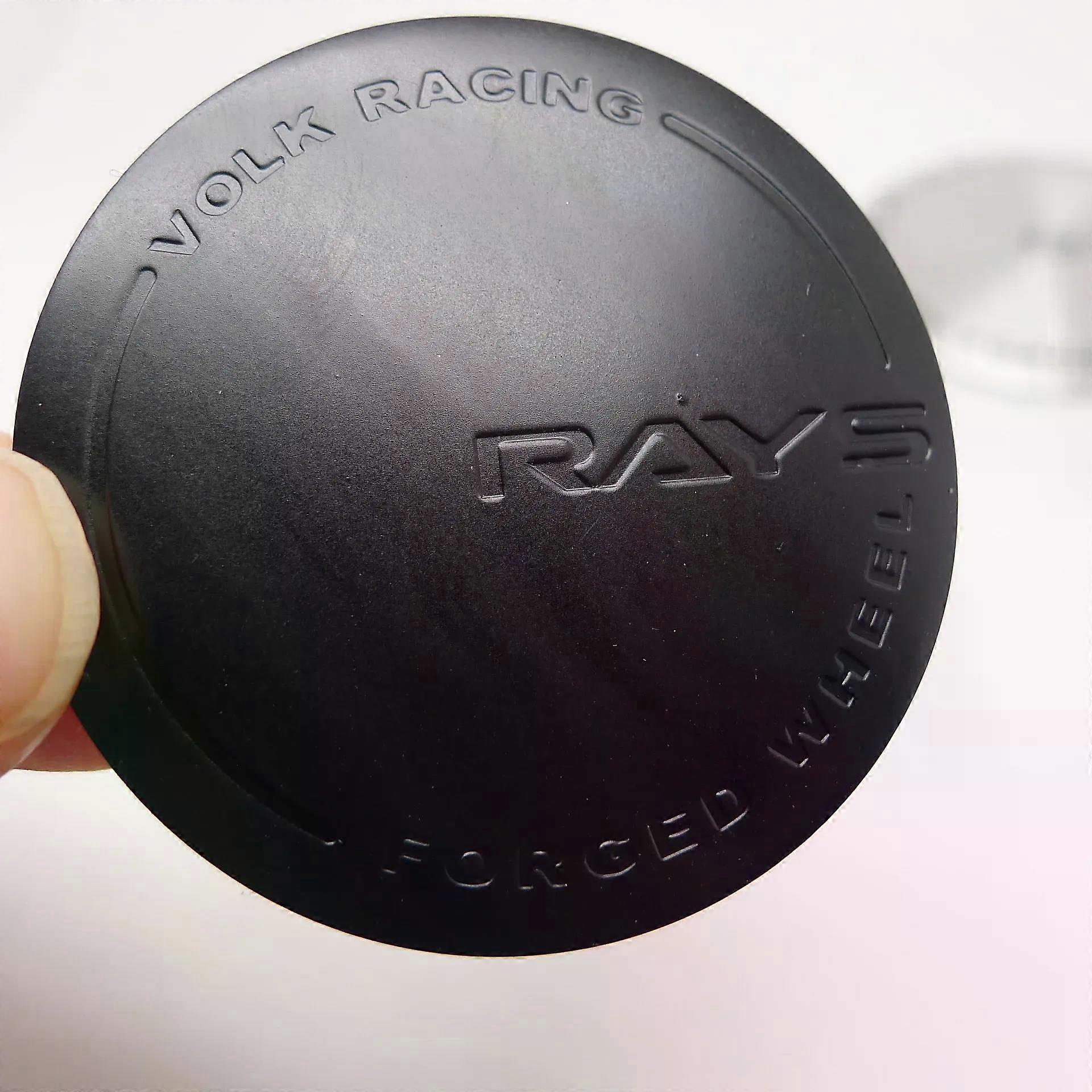 4pcs 45mm 50mm 56mm Volk Racing Rays Wheel Center Cap Sticker Hub Cover Badge Emblem Decal