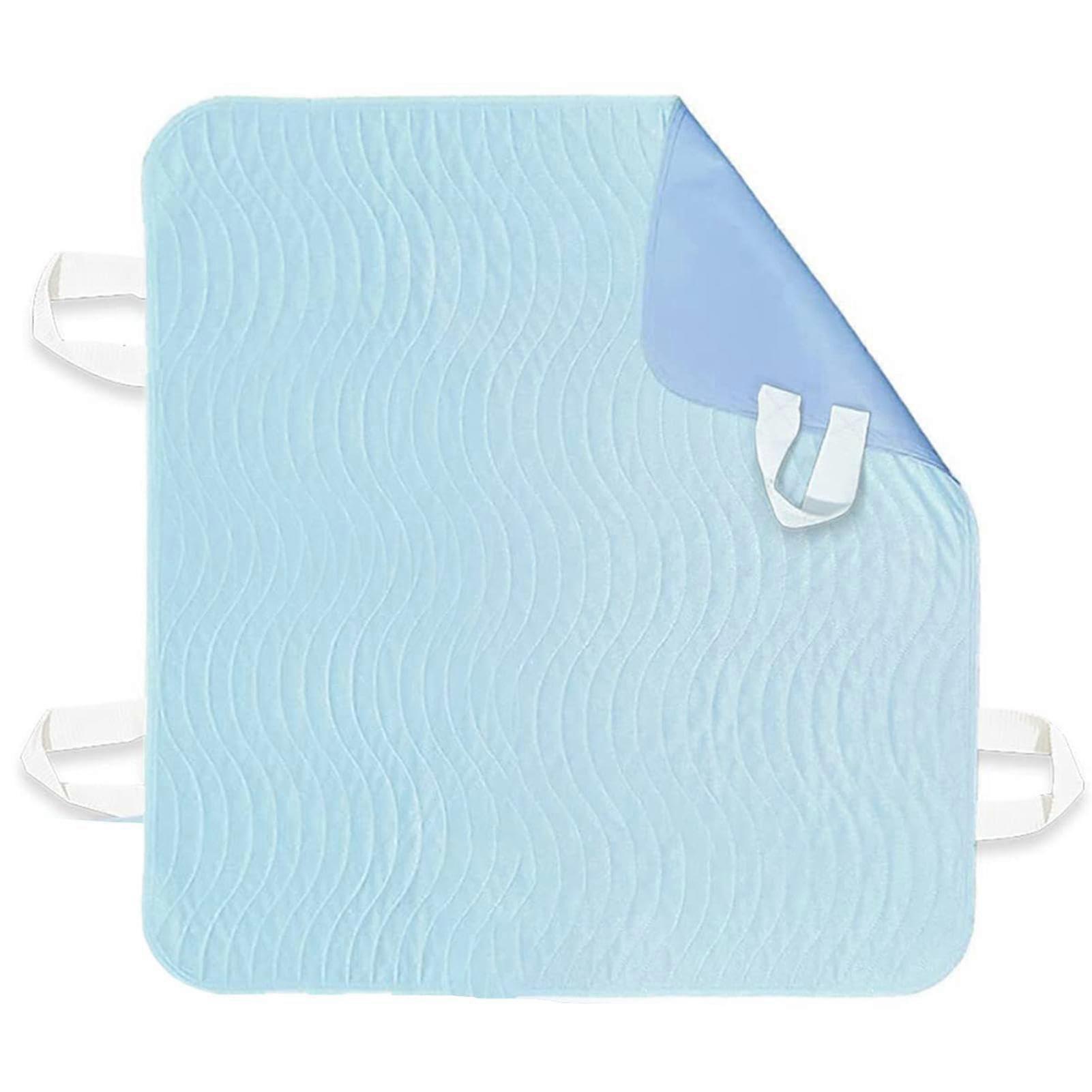Elderly Bed Pads with 4 Handles, Senior Mattress Topper with Transfer Board