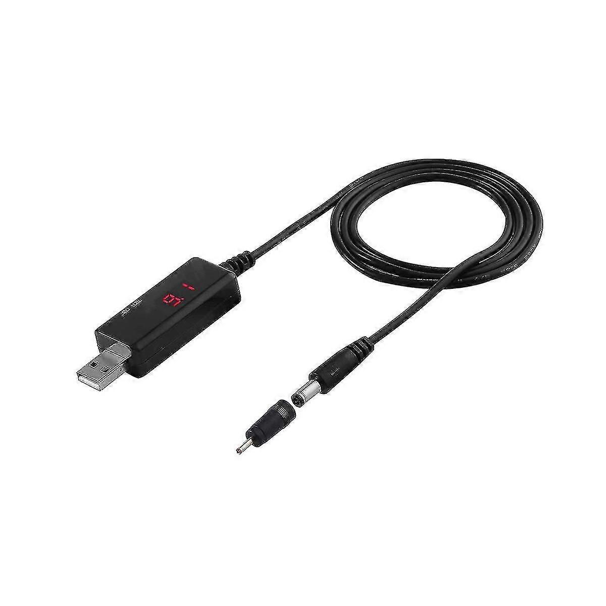 كابل USB 5 فولت إلى 9 فولت 12 فولت لمحول الطريق شار واي فاي محول وحدة تعزيز USB عبر P
