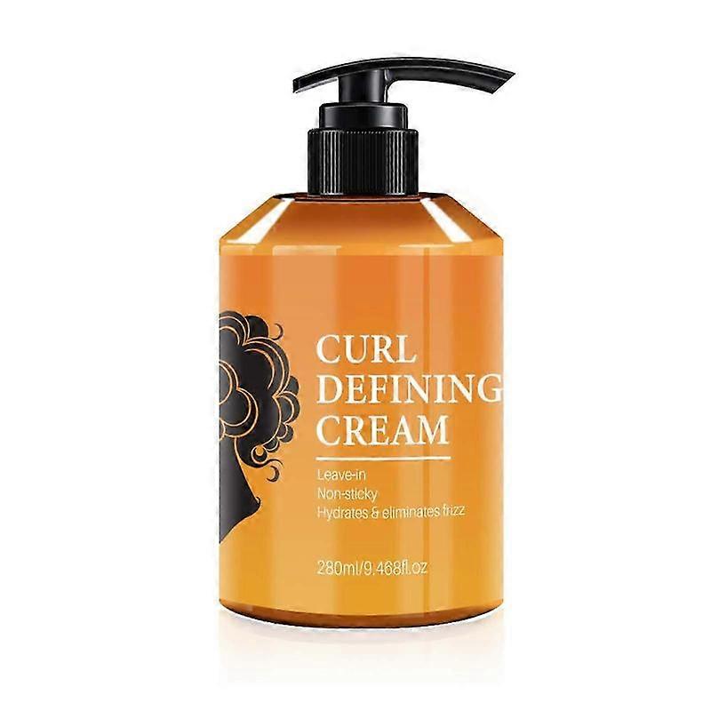 Defining cream for curly hair hydrates eliminates frizz non sticky leave in