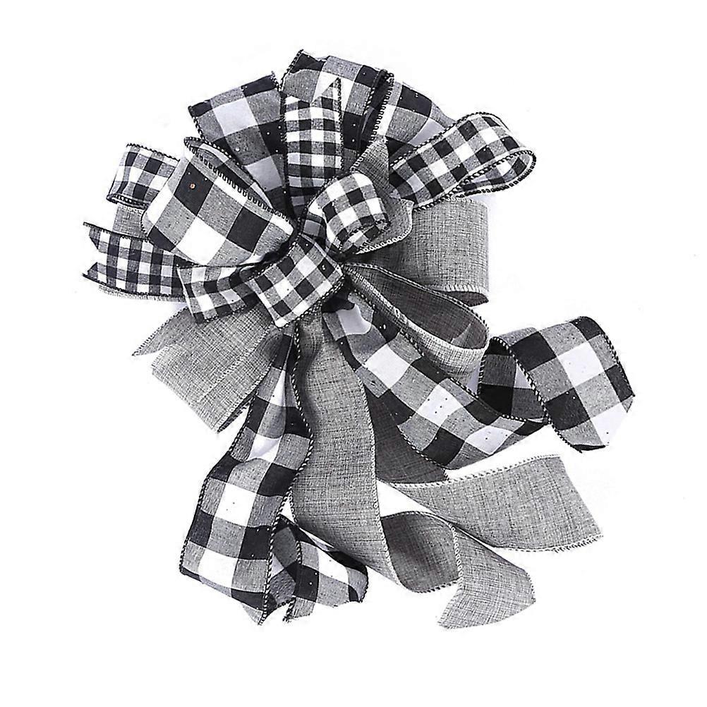 Festive Tree Ornament Bow Shape Decor For On Christmas Tree Layout 1Pcs