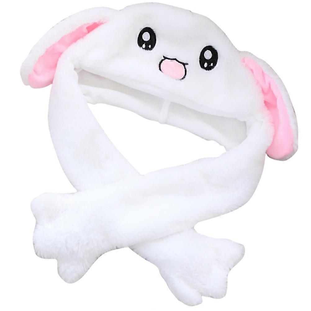 Jumping Hat With Moving Ears For Children Stylish Plush Accessory 1Set