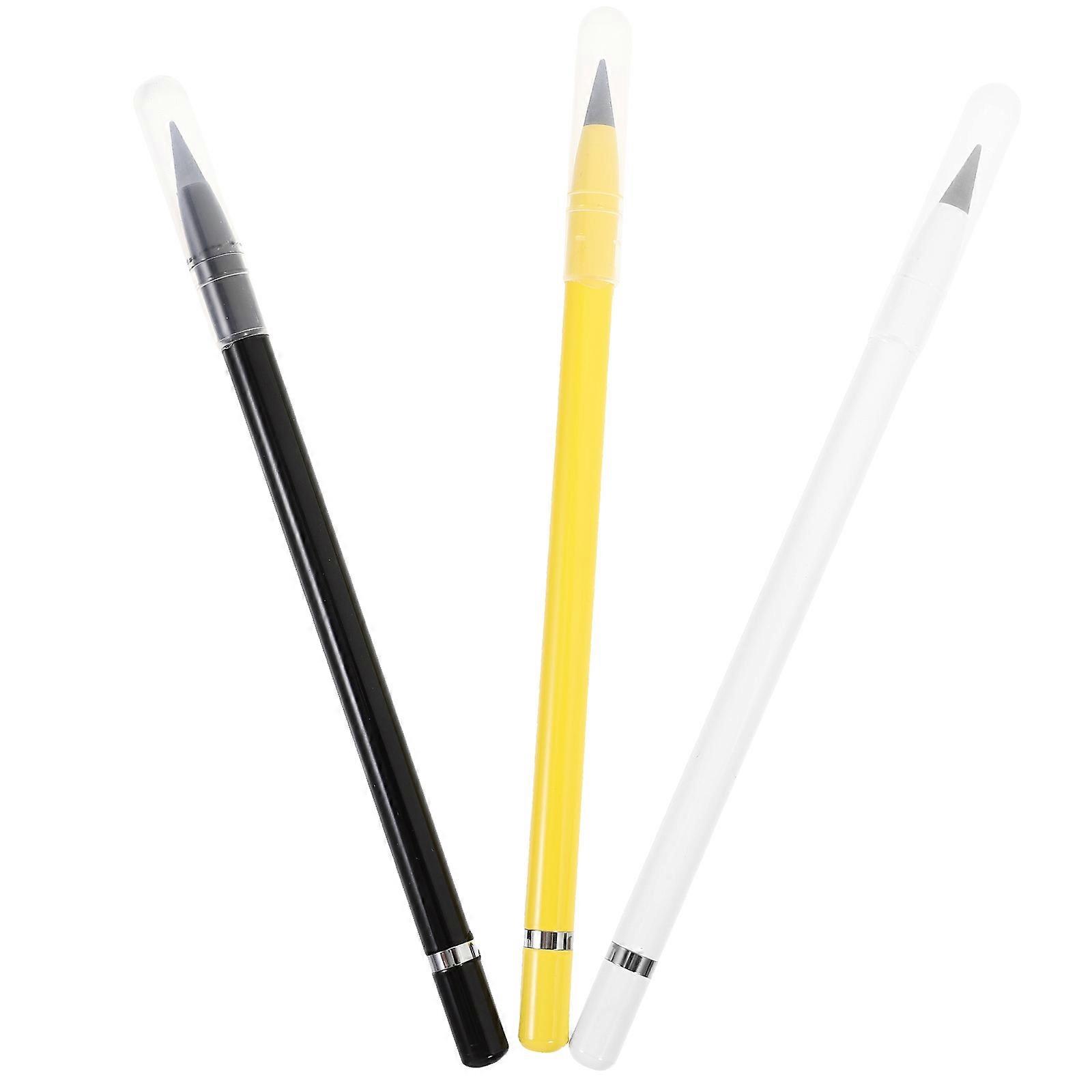 Erasable Metal Pencils for Kids and Students No Sharpening Needed Assorted Color 3 Pieces